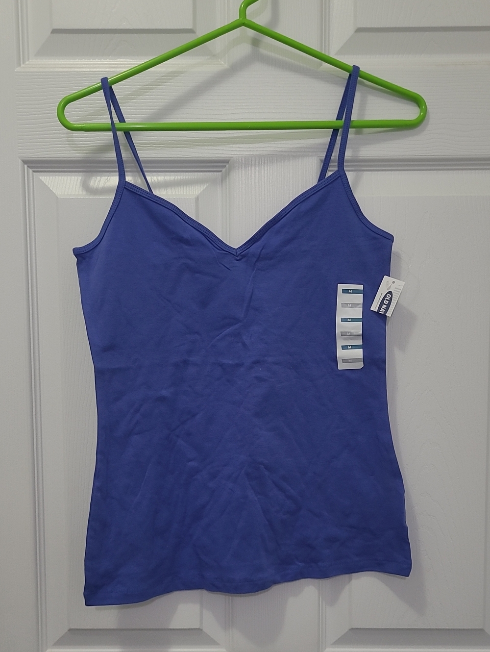 Old Navy Women’s Blue V-Neck Spaghetti Strap Tank Top